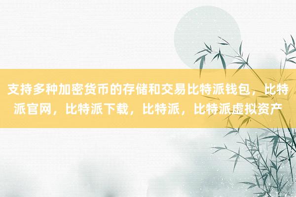 支持多种加密货币的存储和交易比特派钱包，比特派官网，比特派下载，比特派，比特派虚拟资产