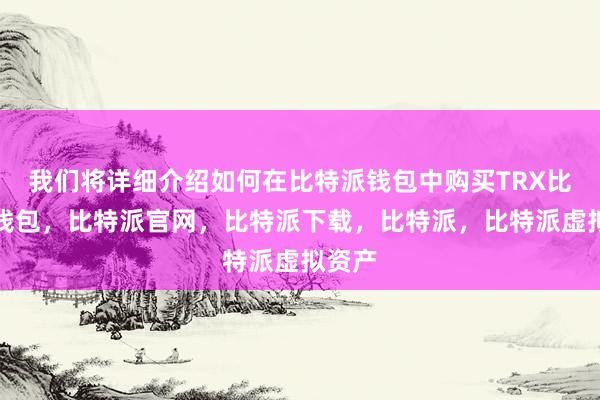 我们将详细介绍如何在比特派钱包中购买TRX比特派钱包，比特派官网，比特派下载，比特派，比特派虚拟资产