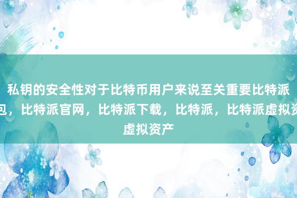 私钥的安全性对于比特币用户来说至关重要比特派钱包，比特派官网，比特派下载，比特派，比特派虚拟资产