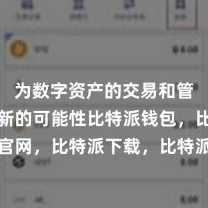 为数字资产的交易和管理提供了新的可能性比特派钱包，比特派官网，比特派下载，比特派，比特派虚拟资产