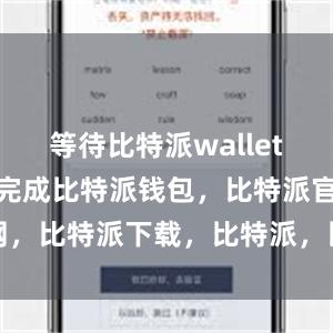 等待比特派wallet安装包下载完成比特派钱包，比特派官网，比特派下载，比特派，比特派虚拟资产